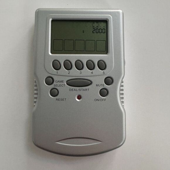 Vintage Casino 7 In 1 Games Hand Held Electronic Game With FM Radio *tested - Picture 3 of 5